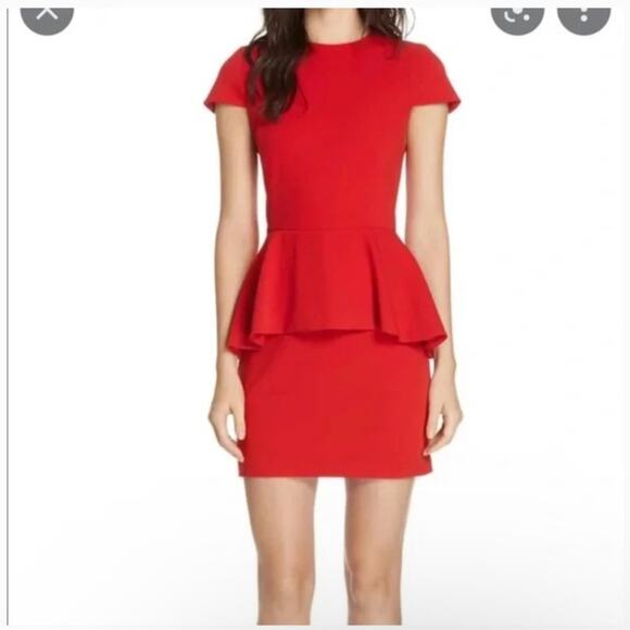 Alice and Olivia employed peplum dress stretch Adeline - Picture 3 of 13